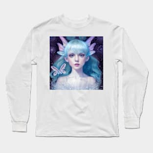 Andromeda the Faerie by Kim Turner Art Long Sleeve T-Shirt